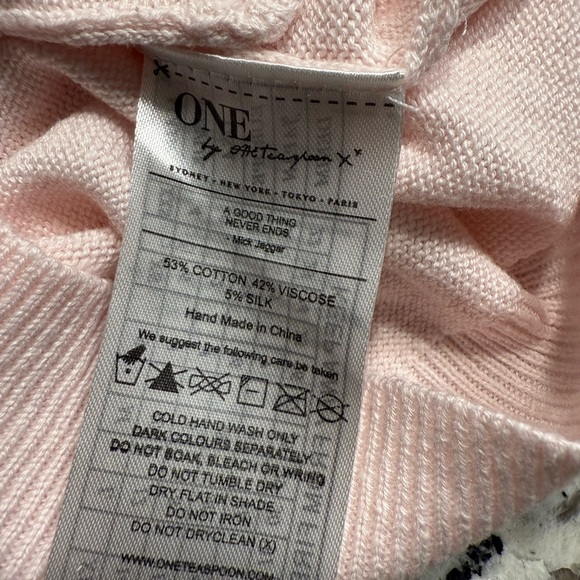 One Teaspoon Sleeveless Pink Turtleneck Sweater ROMPER NWOT - Picture 10 of 10